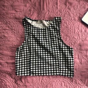 Gingham crop top!